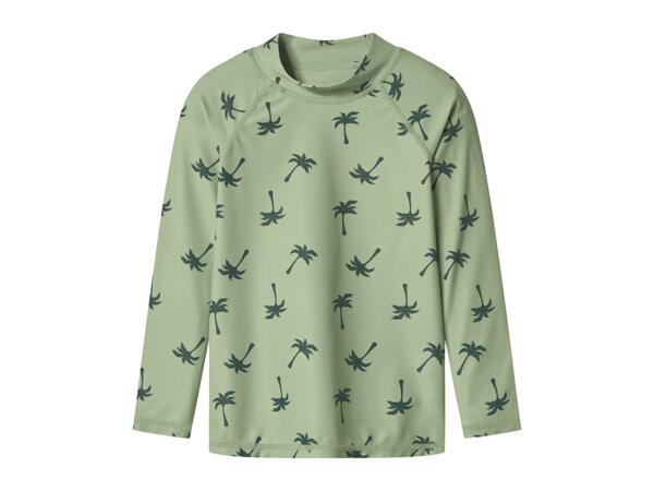 Younger Kids' UV Swim Set With Palm Tree Print - 2 Pieces
