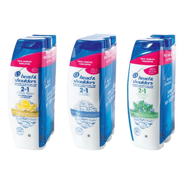 HEAD & SHOULDERS(R) Shampoo 2-in-1, 3 St.