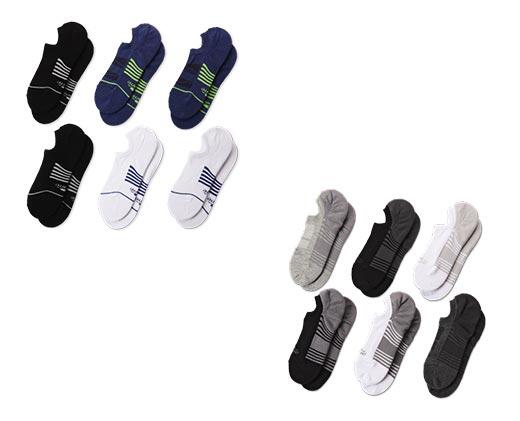 Crane 
 Men's or Ladies' 6-Pack Fitness Socks
