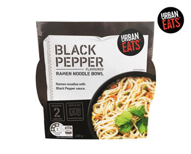 Urban Eats Black Pepper Noodle Bowl 240g