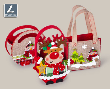 MY LIVING STYLE Geschenkkörbchen/-tasche, weihnachtlich