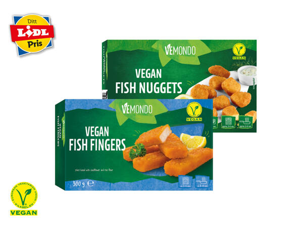 Veganska nuggets och pinnar