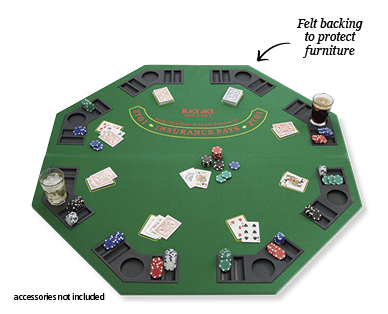 POKER TABLE TOPPER