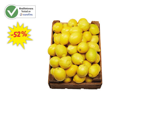 Ekologiska citroner