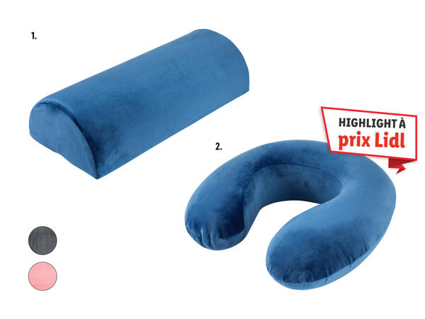 Coussin demi-cylindrique/oreiller repose-nuque