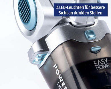 EASYHOME Turbo-Akku-Staubsauger