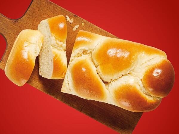 Butter-Brioche geflochten