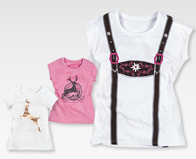 T-Shirt traditionnel avec impression photo pour femmes DER WILDSCHÜTZ ZÜNFTIGE TRACHTENMODE(R)