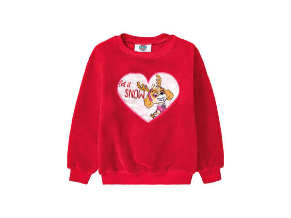 Girls' Fleece Jumper "Frozen, Paw Patrol, Peppa Pig"