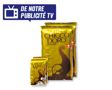 Café Tradition moulu ou en grains entiers CHICCO D'ORO(R)