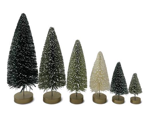 Merry Moments Bottle Brush Trees