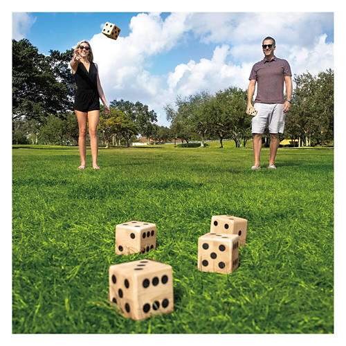 Wooden Dice Game Set