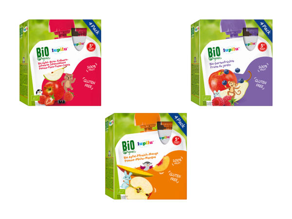 Bio Quetschbeutel Früchte Box