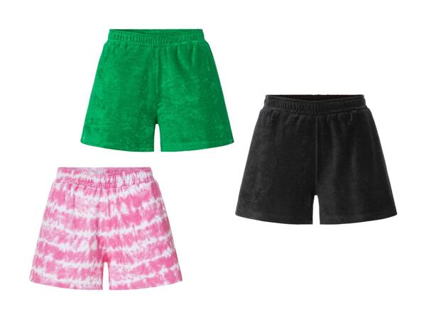Short en tissu éponge