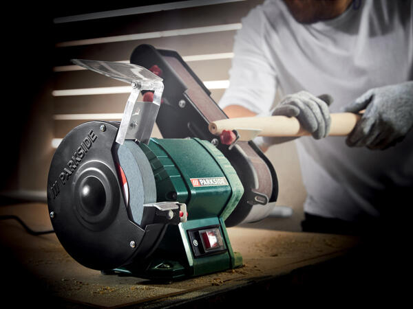 Bench Grinder With Belt Sander