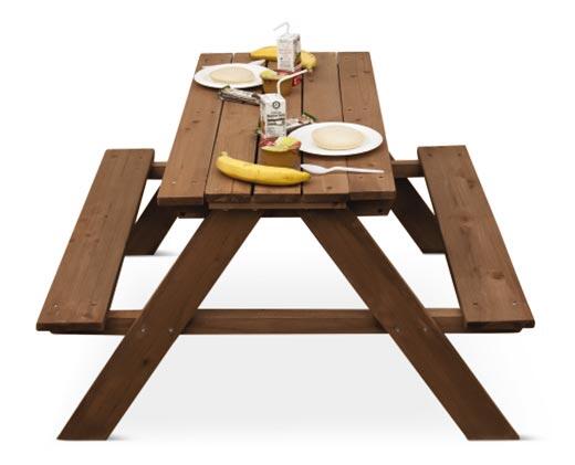 Bee Happy 
 3-in-1 Wooden Picnic Table