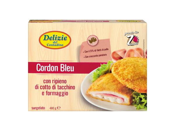 Breaded cordon bleu