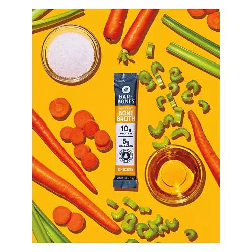 Chicken Flavored Instant Bone Broth Sticks, 4 count