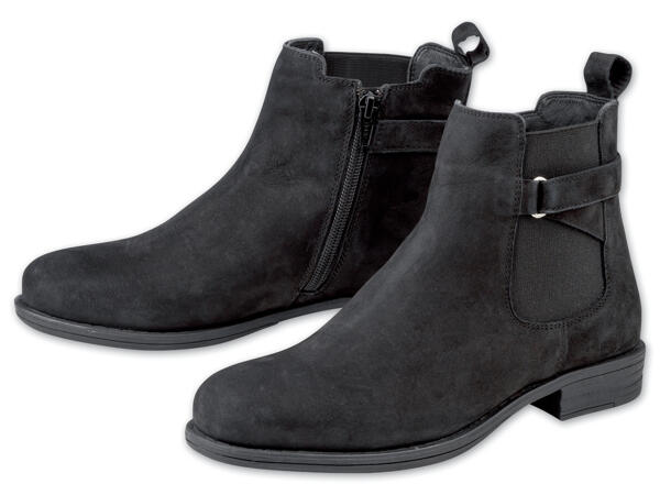 Damen Lederstiefelette