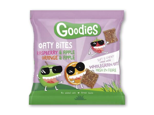 Organix mini oaty bites eller æblechips