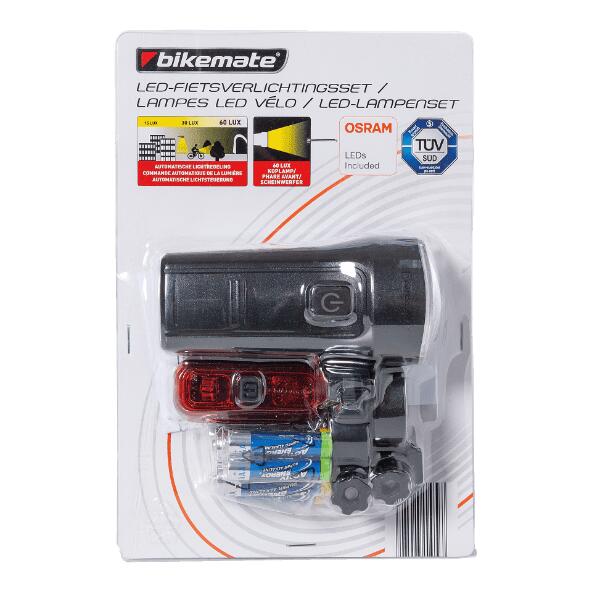 BIKEMATE(R) 				Fietsverlichtingsset