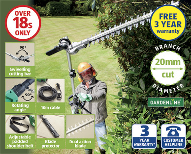 Electric Pole Hedge Trimmer