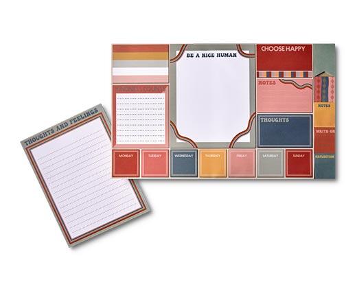 Pembrook 
 Desk Blotter and Note Pad Set