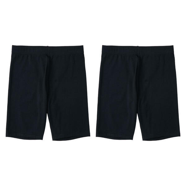 Serra Black Bike Shorts - S, 2pk