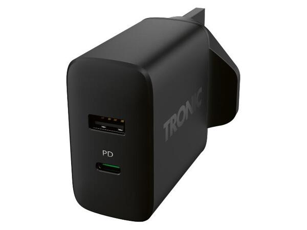 Duální USB nabíječka 20 W, USB-C, USB-A