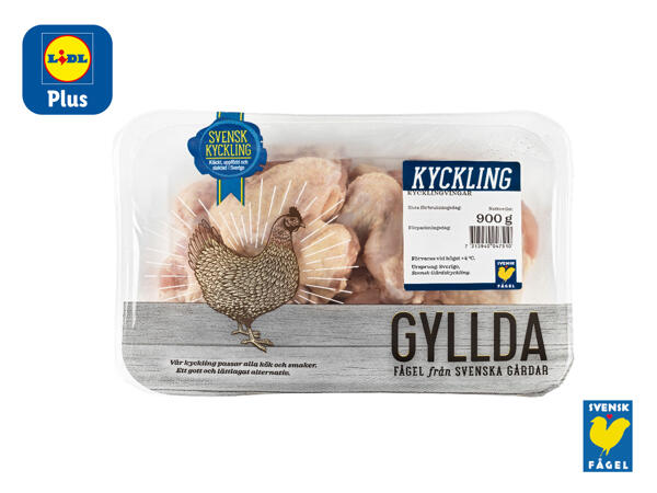 Färska kycklingvingar