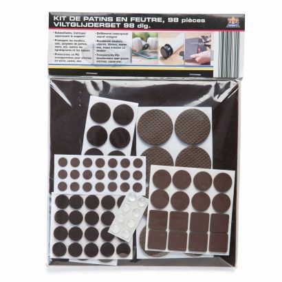 Assortiment de feutres ou patins