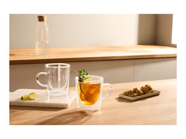 Silvercrest Insulated Tea Glasses - 2 Pack
