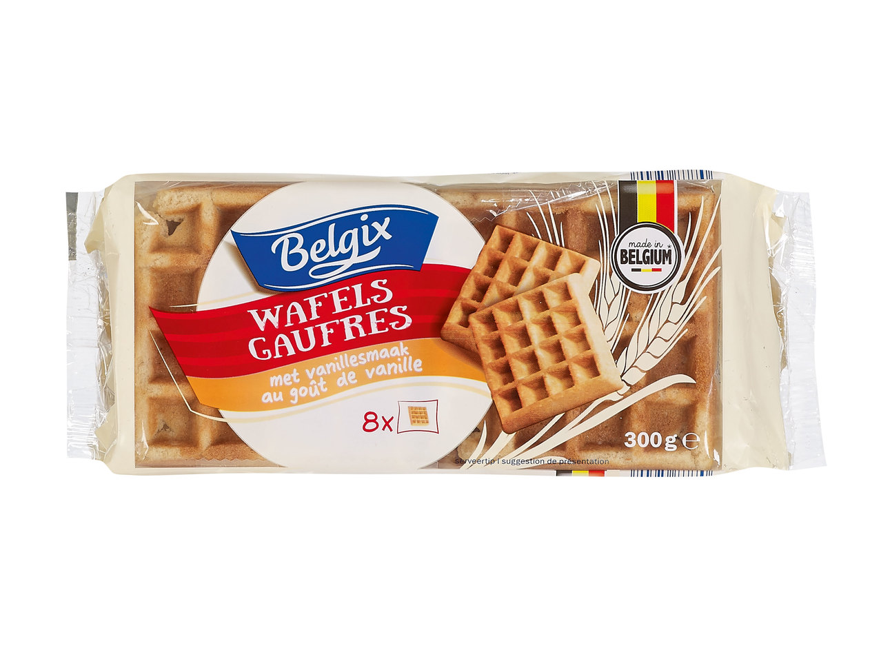 Gaufres au goût vanille