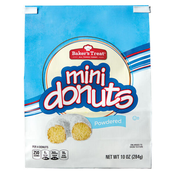 Baker's Treat Powder Mini Donuts