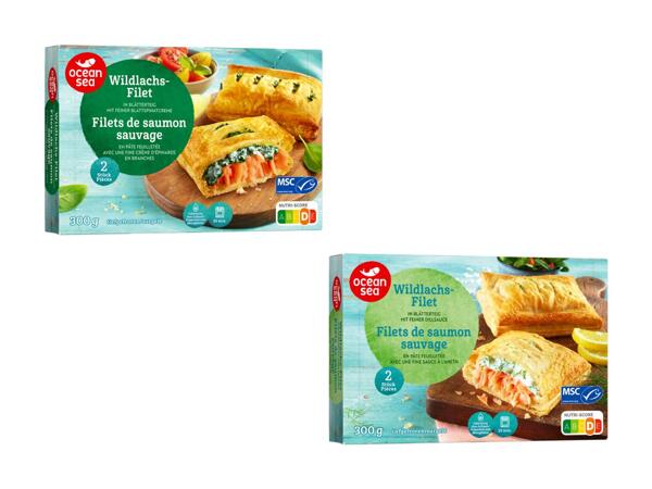 Feuilletés de filet de saumon sauvage MSC
