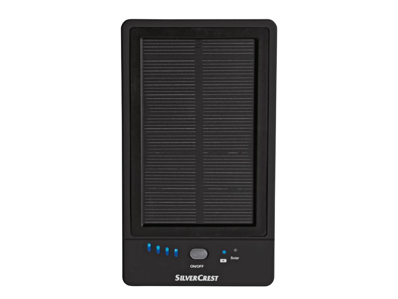 SILVERCREST Power Bank with Solar Charger