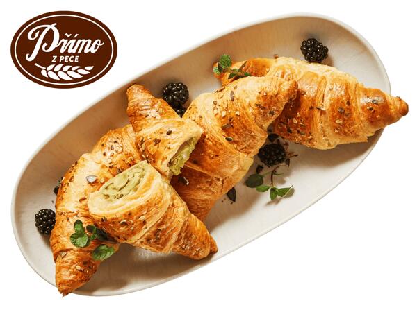 Croissant s pistáciovou náplní