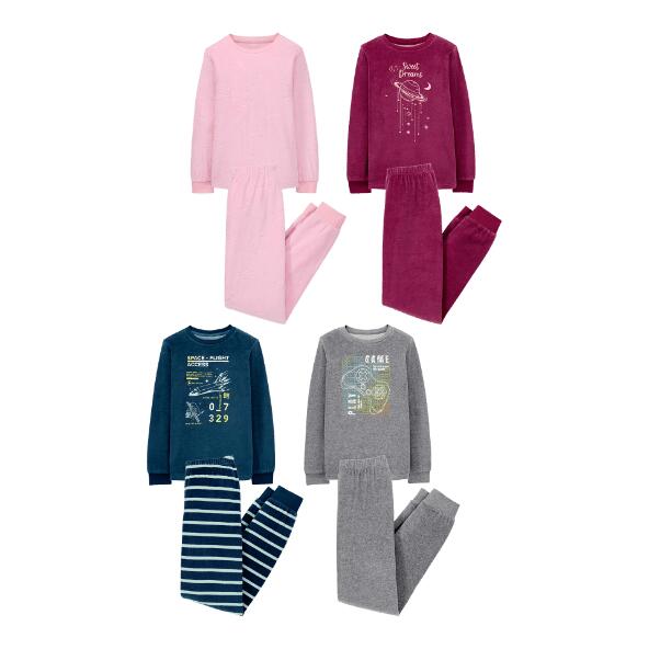 L&D(R) 				Ribfluwelen pyjama