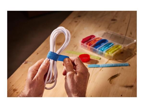Parkside Quick-Wiring Kit/​Hook & Loop Strips/​Cable Tie & Cable Clip Set/​Alligator Clip Set