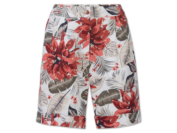 Damen Leinen-Shorts