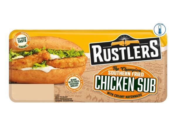Rustlers Southern Fried Chicken Sub