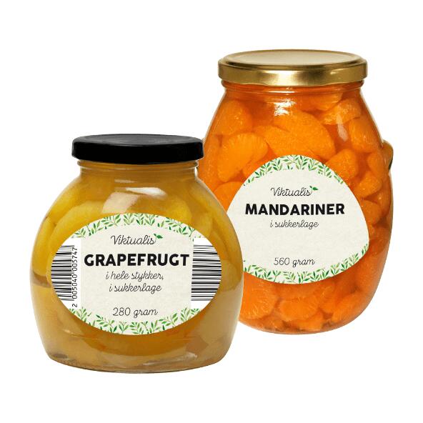 Mandariner eller grapefrugt