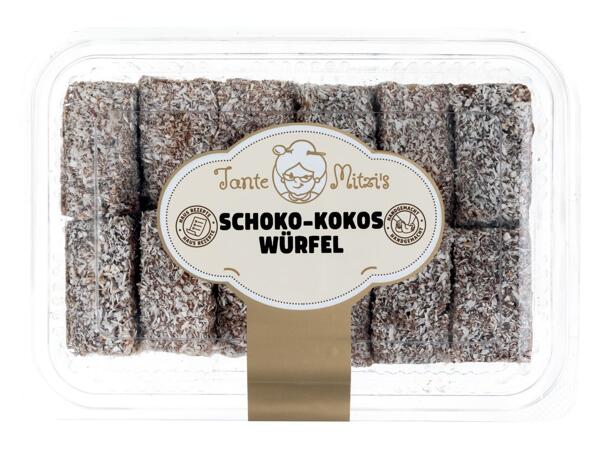Schoko-Kokos Würfel