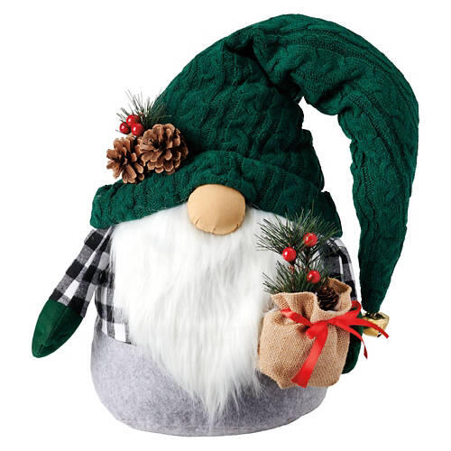 32.6" Tall Gnome - Buffalo Check