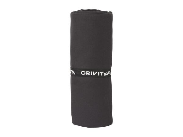 Crivit Black Microfibre Towel