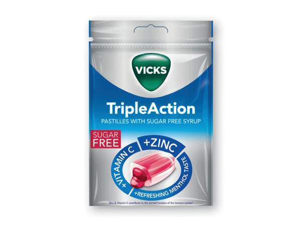 Vicks sukkerfri halspastiller
