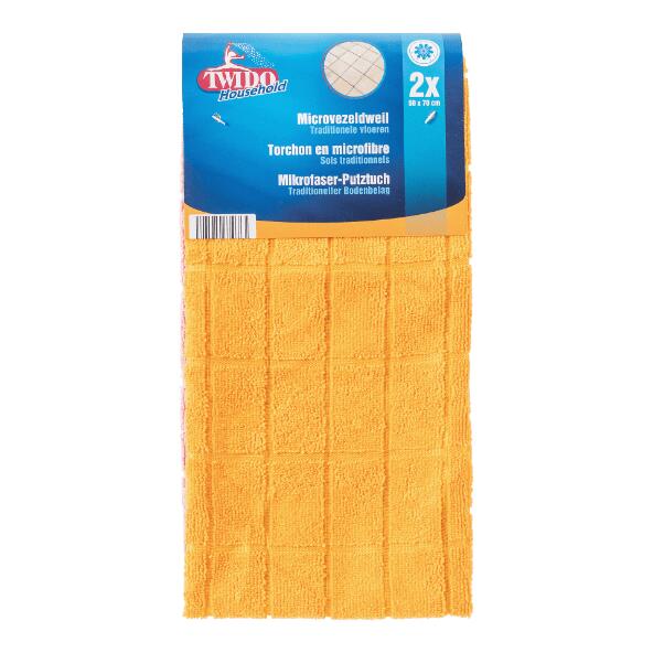 TWIDO HOUSEHOLD(R) 				Mikrofaser-Putztücher, 2 St.