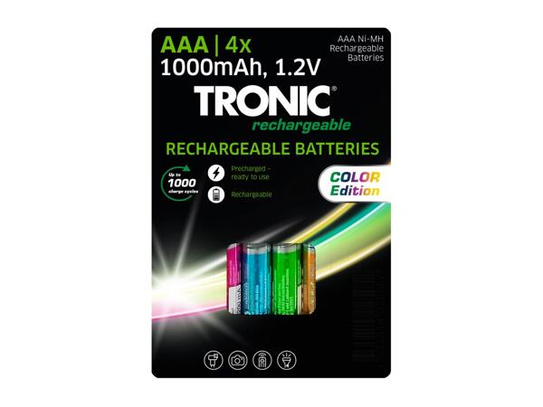 Tronic Rechargeable Batteries - 4 Pack
