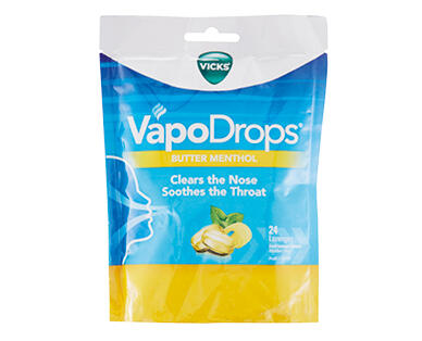 Vicks Butter Menthol VapoDrops 24pk