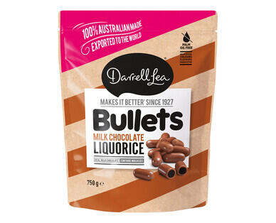Darrell Lea Chocolate Liquorice Bullets 750g